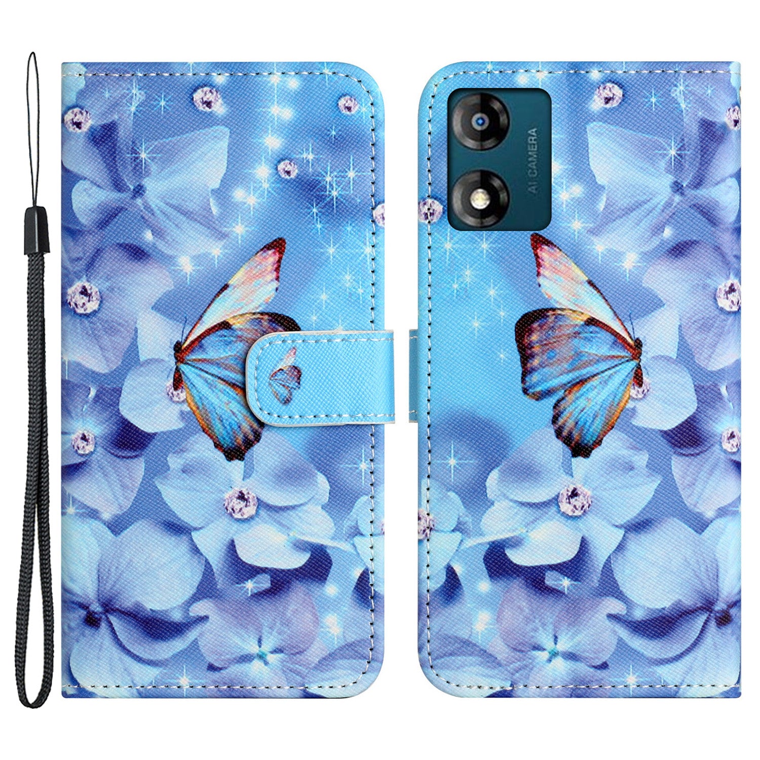 Wallet Case For Motorola Moto E13 4G Flip PU Leather 3D Pattern Printing Stand Phone Cover Wallet Case For Motorola Moto E13 4G Flip PU Leather 3D Pattern Printing Stand Phone Cover